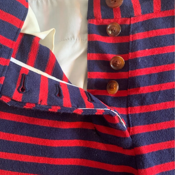 Anthropologie (Kyliya) Lobby Stripe Pant.Pre-owned.Waist 16”with adjustable cord - Picture 6 of 9